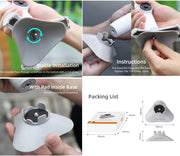 For Insta360 Flow Sunnylife Plastic Gimbal Tripod Base Stand (Grey)