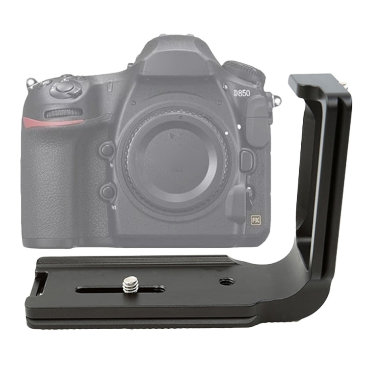 FITTEST FLN-D850 Vertical Shoot Quick Release L Plate Bracket Base Holder for Nikon D850(Black) - free shipping - PMC Jewellery - Order now!