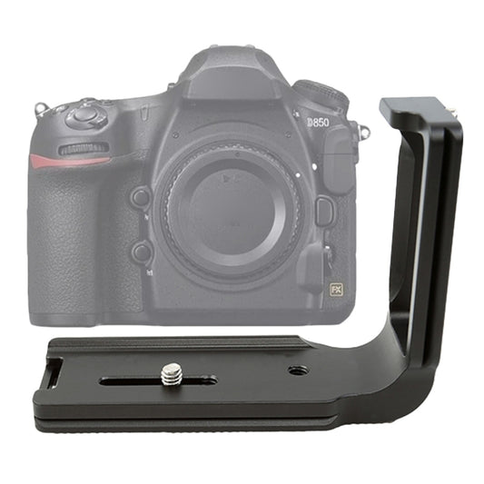 FITTEST FLN-D850 Vertical Shoot Quick Release L Plate Bracket Base Holder for Nikon D850(Black) - free shipping - PMC Jewellery - Order now!