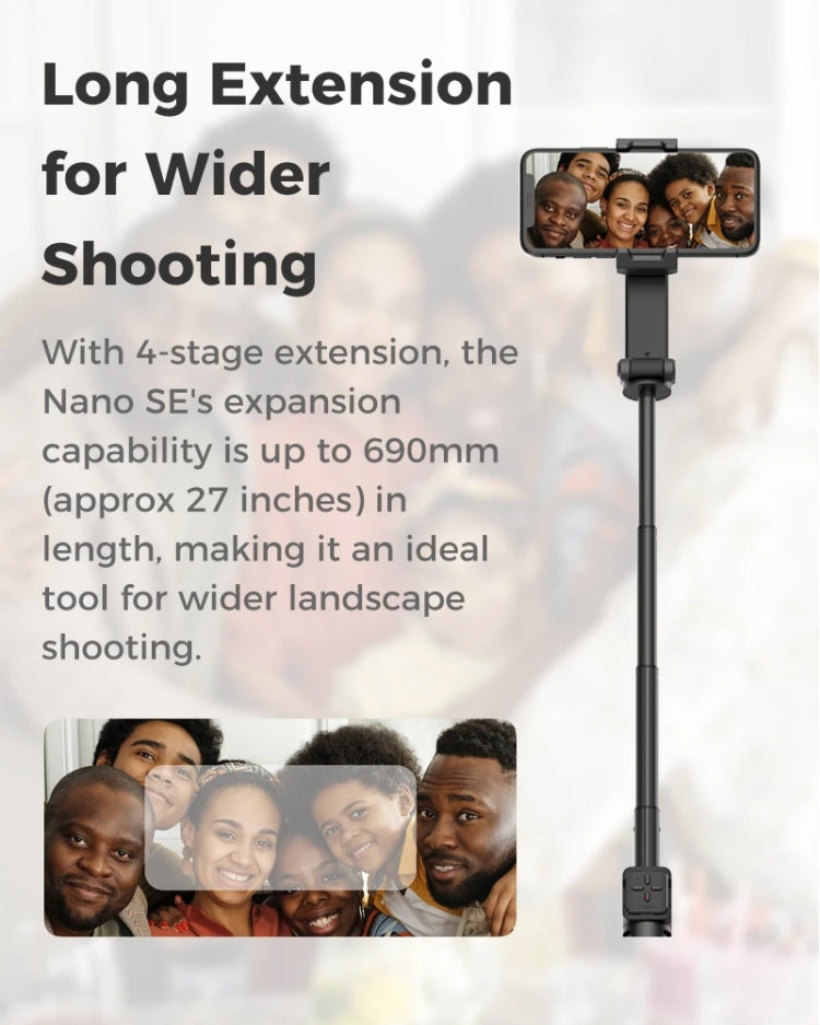MOZA NANO SE Foldable Selfie Stick Handheld Gimbal Stabilizer for Smart Phone(Green) - free shipping - PMC Jewellery - Order now!