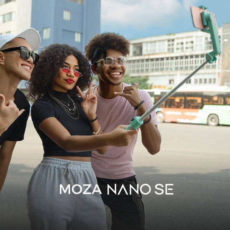 MOZA NANO SE Foldable Selfie Stick Handheld Gimbal Stabilizer for Smart Phone(Green) - free shipping - PMC Jewellery - Order now!