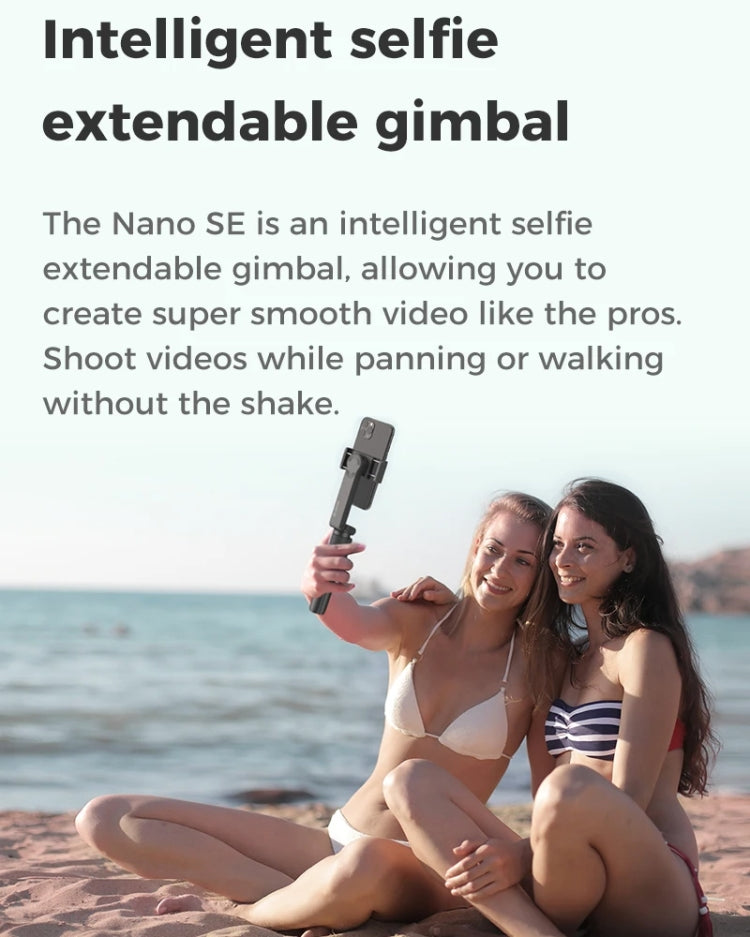 MOZA NANO SE Foldable Selfie Stick Handheld Gimbal Stabilizer for Smart Phone(Green) - free shipping - PMC Jewellery - Order now!