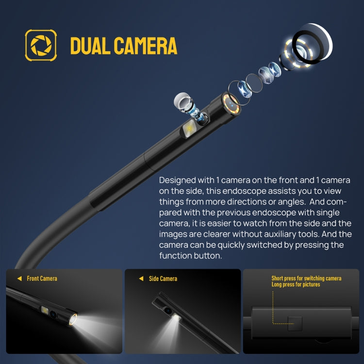 Ulefone Endoscope E2 IP67 Waterproof Digital Endoscope for Ulefone Armor 9 / 9E / Power Armor 13 / 16 Pro / 18T / Armor Pad(Black) - free shipping - PMC TechLife - Order now!