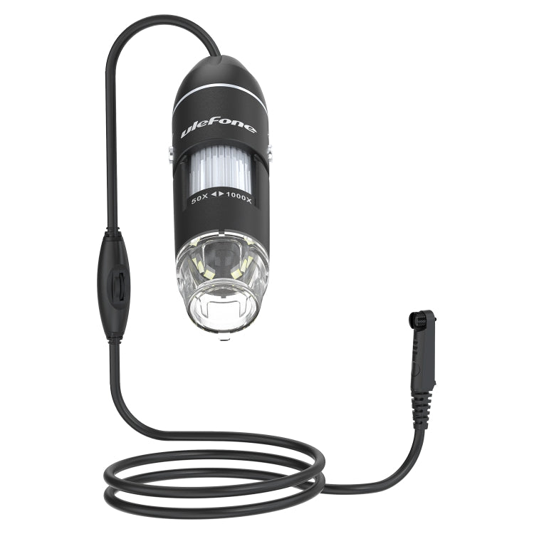 Ulefone uSmart C01 Wired Digital Microscope for Ulefone Armor 18 Series / 9 / 9E & Power Armor 16 Series / 13 / Armor Pad(Black) - free shipping - PMC TechLife - Order now!