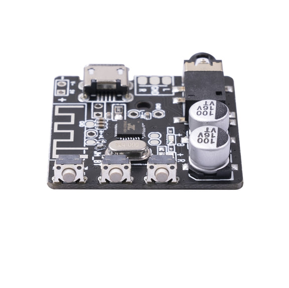 6966 DIY Bluetooth 5.0 Audio Receiver Board Module MP3 Lossless Player Wireless Stereo Music Amplifier Module (Black)