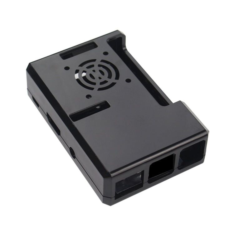 ABS Protective Shell Case with Cooling Fan Hole for Raspberry pi 3 (Black) - Raspberry Pi Accessories by PMC TechLife | Online Shopping South Africa | PMC TechLife | Buy Now Pay Later Mobicred