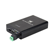 Waveshare Solar Power Manager, Embedded 10000mAh Li-Po Battery, Support 6V~24V Solar Panels (Black)