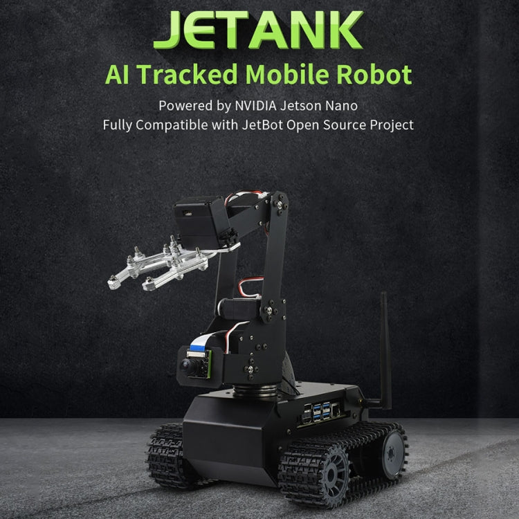 Waveshare JETANK AI Tracked Mobile Robot Kit, Based on Jetson Nano, EU Plug - free shipping - PMC Jewellery - Order now!