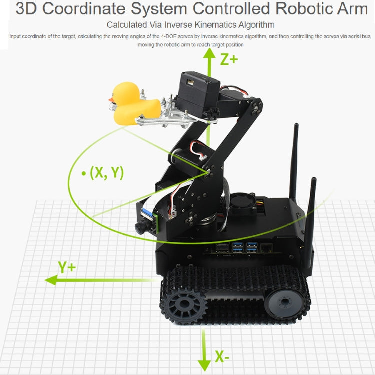 Waveshare JETANK AI Tracked Mobile Robot Kit, Based on Jetson Nano, EU Plug - free shipping - PMC Jewellery - Order now!