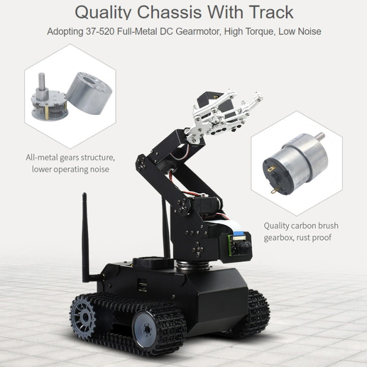 Waveshare JETANK AI Tracked Mobile Robot Kit, Based on Jetson Nano, EU Plug - free shipping - PMC TechLife - Order now!