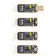 Waveshare Type-C / USB-C to UART High Band Rate Transmission Module Connectors