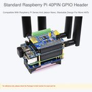 Waveshare SIM8202G-M2 5G HAT B Multi Band Snapdragon X55 Module Board for Raspberry Pi