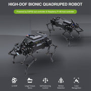 Waveshare WAVEGO 12-DOF Bionic Dog-Like Robot, Basic Version(EU Plug)