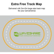 Waveshare JetRacer AI Kit, AI Racing Robot Powered by Jetson Nano