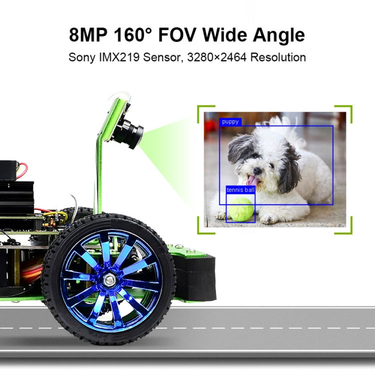 Waveshare JetRacer AI Kit, AI Racing Robot Powered by Jetson Nano