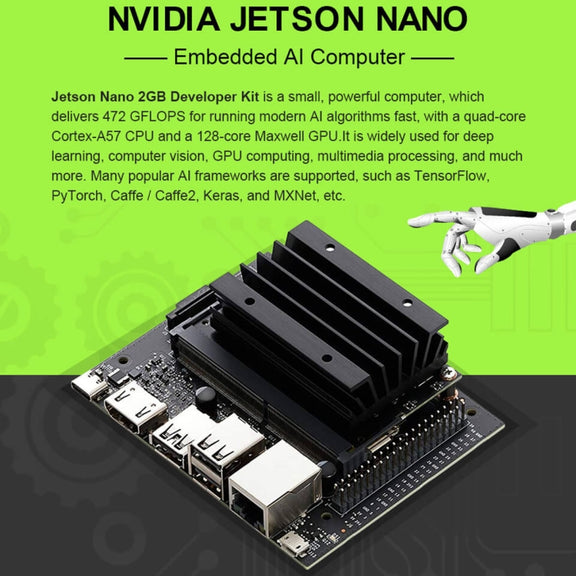 Waveshare JetRacer 2GB AI Kit, AI Racing Robot Powered by Jetson Nano 2GB, EU Plug