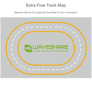 Waveshare JetRacer Pro 2GB AI Kit, High Speed AI Racing Robot Powered by Jetson Nano 2GB, Pro Version, EU Plug