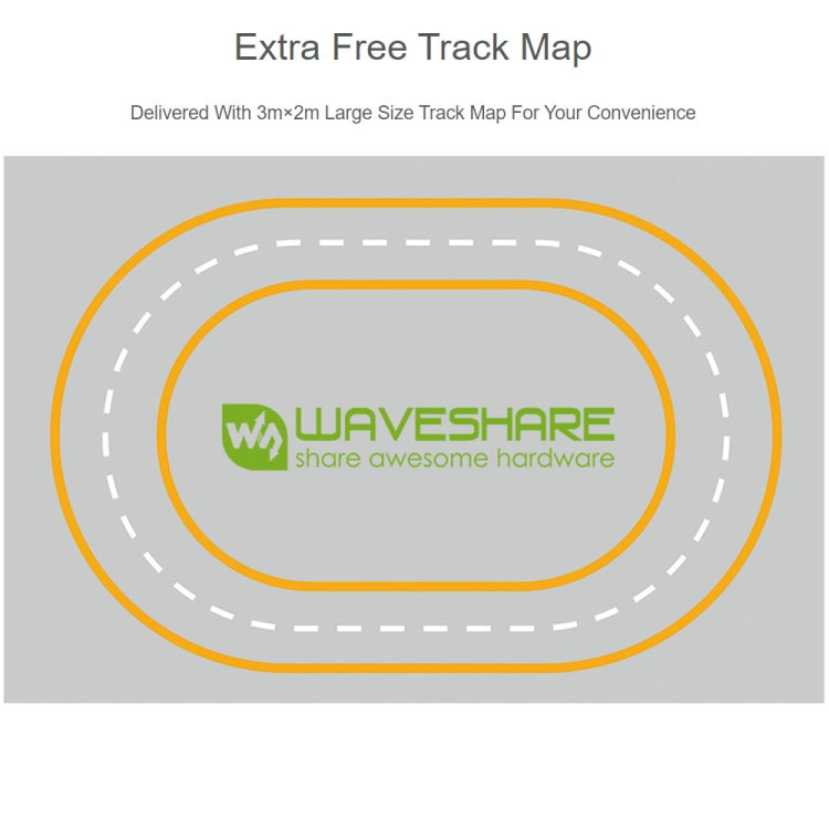 Waveshare JetRacer Pro 2GB AI Kit, High Speed AI Racing Robot Powered by Jetson Nano 2GB, Pro Version, EU Plug