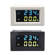 D85-2042A 110V 220V 380V 100A Digital AC Voltmeter Ammeter Current Amps Volt Meter LCD Panel Monitor (Black)