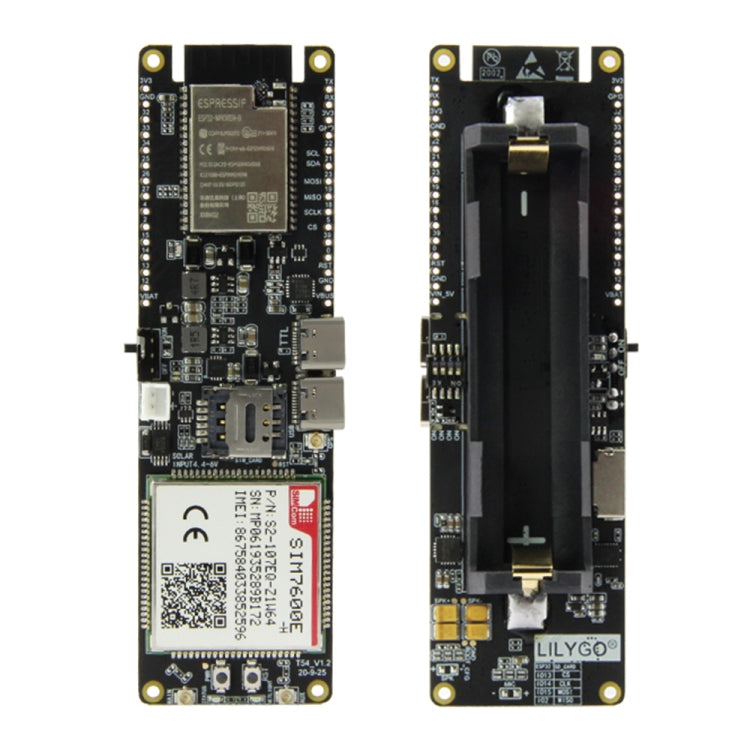 TTGO T-SIM7600E-H ESP32 WiFi Bluetooth 18560 Battery Holder Solar Charge Module Development Board - free shipping - PMC Jewellery - Order now!