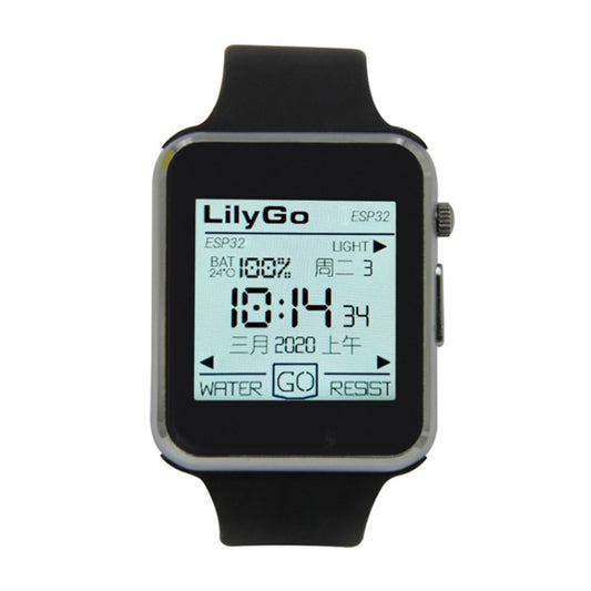 TTGO T-Watch-2020 ESP32 Main Chip 1.54 inch Touch Display Programmable Wearable Watch (Black) - free shipping - PMC Jewellery - Order now!