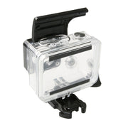 For Gopro HERO4 / 3+ Sports Action Camera Water-resistant Housing Case ABS Plastic Back Door Clip Lock Catch(Black)