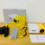 YG300 400LM Portable Mini Home Theater LED Projector with Remote Controller, Support HDMI, AV, SD, USB Interfaces(Black)