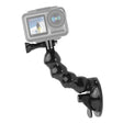 Suction Cup Jaws Flex Clamp Mount for GoPro, Insta360, DJI and Other Action Cameras(Black) - Mount & Holder by PMC TechLife | Online Shopping South Africa | PMC TechLife | Buy Now Pay Later Mobicred