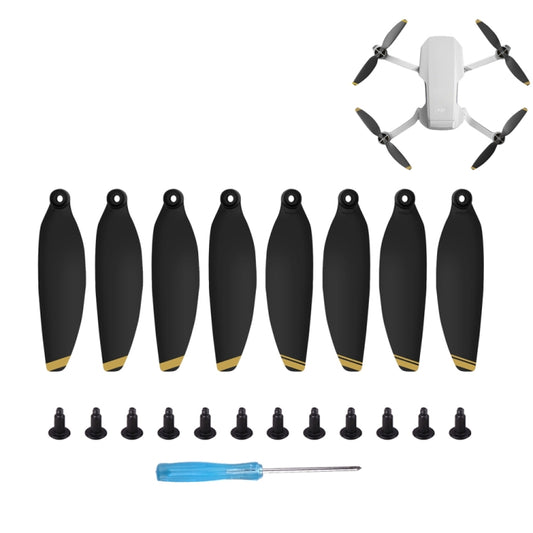 8PCS/Set Sunnylife 4726F Low Noise Quick-release Wing Propellers for DJI Mavic Mini 1(Gold) - free shipping - PMC Jewellery - Order now!