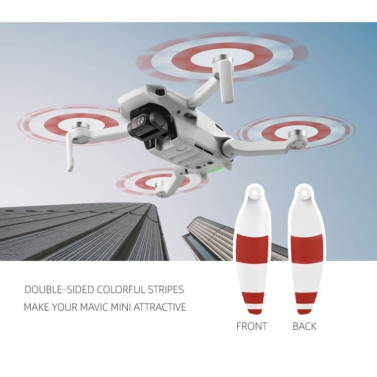 8PCS/Set Sunnylife 4726F Low Noise Quick-release Wing Propellers for DJI Mavic Mini 1(Gold) - free shipping - PMC Jewellery - Order now!