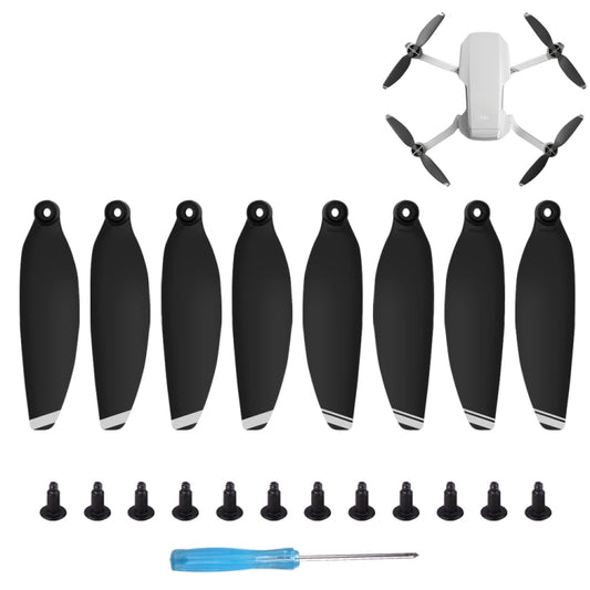 8PCS/Set Sunnylife 4726F Low Noise Quick-release Wing Propellers for DJI Mavic Mini 1(Silver) - free shipping - PMC Jewellery - Order now!