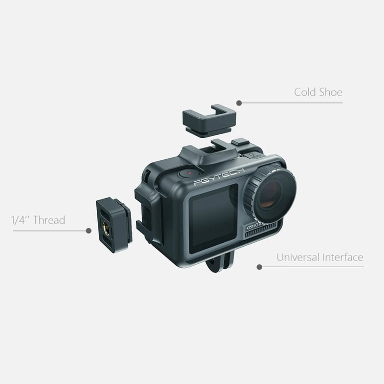 PGYTECH P-11B-010 Sports Camera Rabbit Cage Accessory Vlog for DJI Osmo Action - Protection Frame by PGYTECH | Online Shopping South Africa | PMC TechLife | Buy Now Pay Later Mobicred