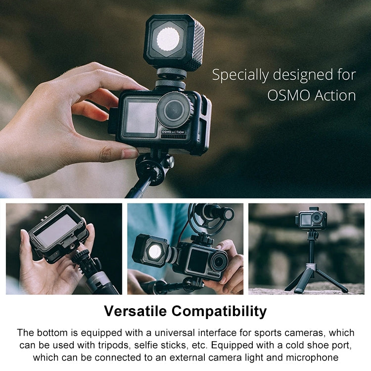 PGYTECH P-11B-010 Sports Camera Rabbit Cage Accessory Vlog for DJI Osmo Action - Protection Frame by PGYTECH | Online Shopping South Africa | PMC TechLife | Buy Now Pay Later Mobicred