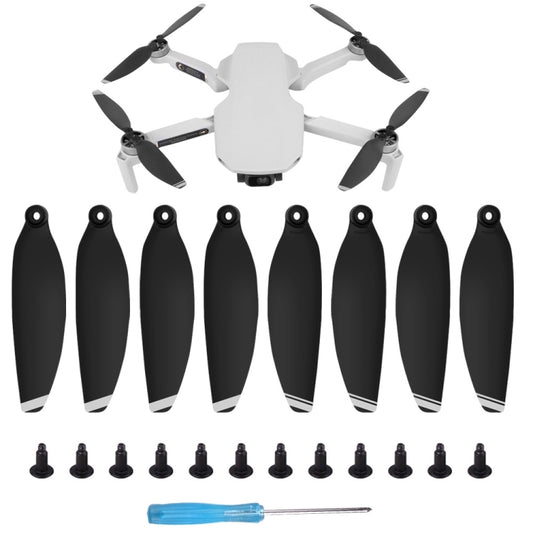 8 PCS/Set Sunnylife 4726F Low Noise Quick-release Wing Propellers for DJI Mini SE / 2 / 2 SE / 4K(Silver) - free shipping - PMC Jewellery - Order now!