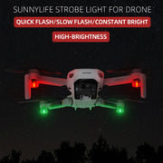 Sunnylife 2-Green + 2-Red Night Strobe LED Light Indicator Light for DJI Mavic 2 / Mini / Mavic Air 2 / FPV
