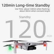 Sunnylife 2-Green + 2-Red Night Strobe LED Light Indicator Light for DJI Mavic 2 / Mini / Mavic Air 2 / FPV