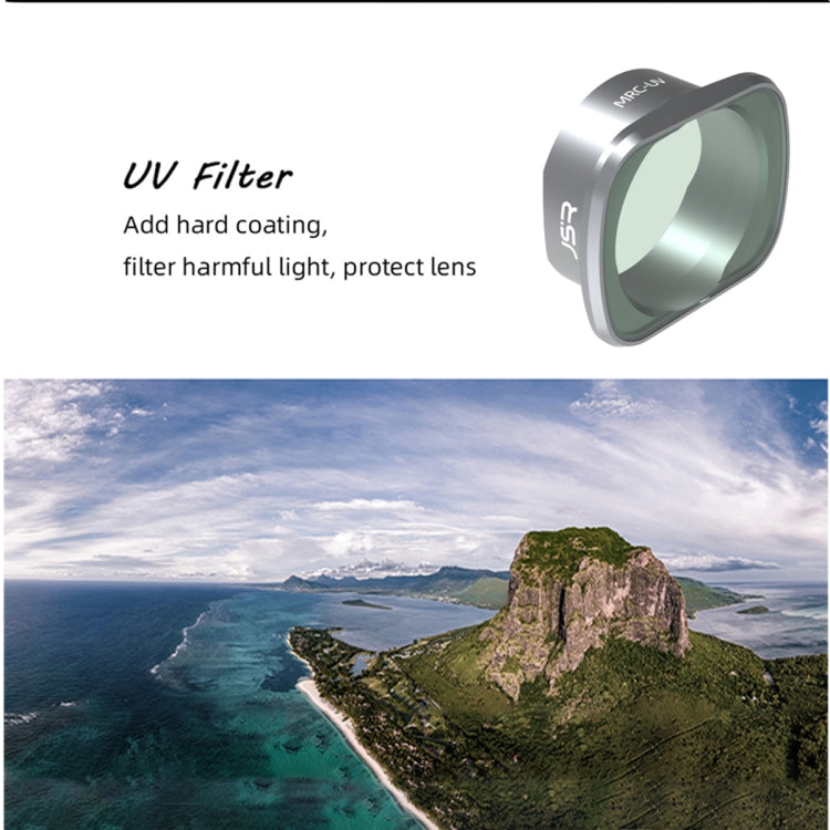 JSR KS 6 in 1 ND4+ND8+ND16+ND32+MCUV+CPL Lens Filter for DJI FPV, Aluminum Alloy Frame - free shipping - PMC TechLife - Order now!