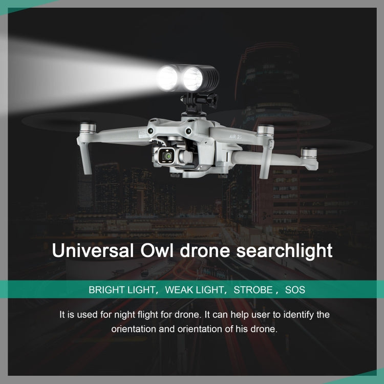 STARTRC Owl Night Flight Lamp Searchlight Light Signal Light for DJI Mavic 2 / Air 2S / Mini 2 / Mini / FPV (Black)