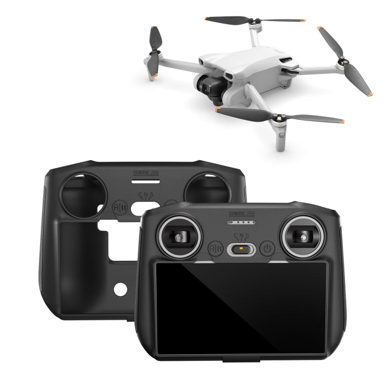 STARTRC Silicone Shockproof Anti-scratch Case for DJI Mini 3 Pro Remote Control(Black) - Carry Cases & Bags by STARTRC | Online Shopping South Africa | PMC Jewellery | Buy Now Pay Later Mobicred
