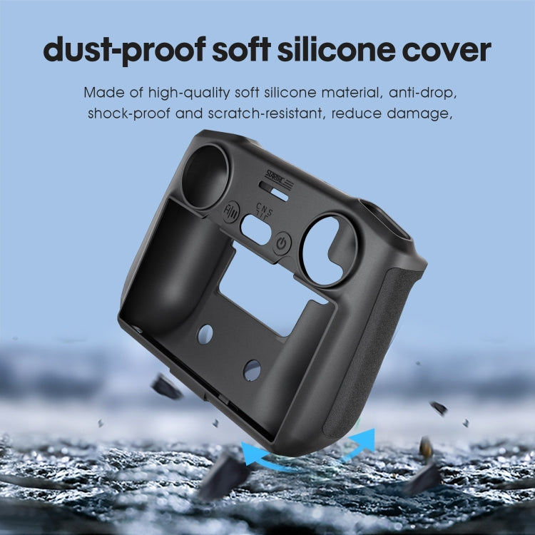 STARTRC Silicone Shockproof Anti-scratch Case for DJI Mini 3 Pro Remote Control(Black) - Carry Cases & Bags by STARTRC | Online Shopping South Africa | PMC Jewellery | Buy Now Pay Later Mobicred