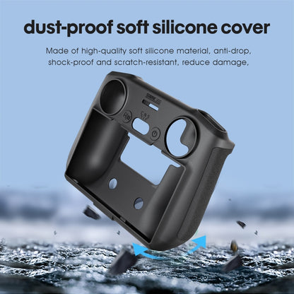 STARTRC Silicone Shockproof Anti-scratch Case for DJI Mini 3 Pro Remote Control(Black) - Carry Cases & Bags by STARTRC | Online Shopping South Africa | PMC Jewellery | Buy Now Pay Later Mobicred