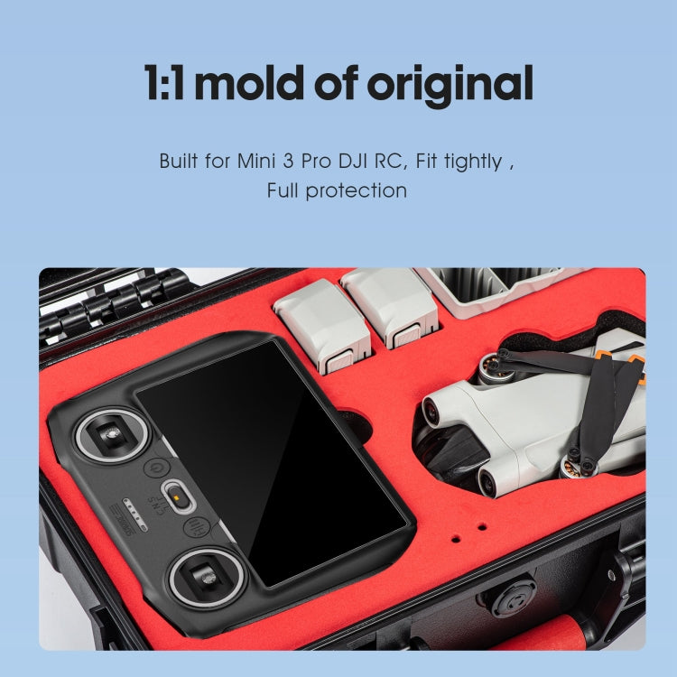 STARTRC Silicone Shockproof Anti-scratch Case for DJI Mini 3 Pro Remote Control(Black) - Carry Cases & Bags by STARTRC | Online Shopping South Africa | PMC Jewellery | Buy Now Pay Later Mobicred