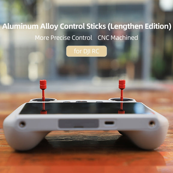 Sunnylife Remote Control Extension Joystick for DJI Mini 3 Pro RC (Red)