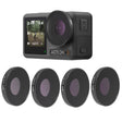 JSR 4 in 1 ND8PL / ND16PL / ND32PL / ND64 PL Lens Filter For DJI Osmo Action 3 - free shipping - PMC TechLife - Order now!