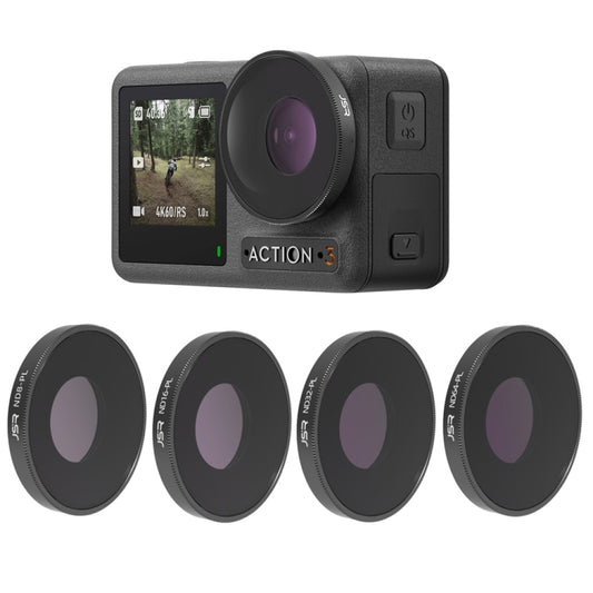 JSR 4 in 1 ND8PL / ND16PL / ND32PL / ND64 PL Lens Filter For DJI Osmo Action 3 - free shipping - PMC Jewellery - Order now!