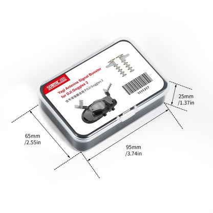 For DJI Avata Goggles 2 STARTRC 5.8GHz Yagi Antenna Signal Booster(Grey) - free shipping - PMC Jewellery - Order now!