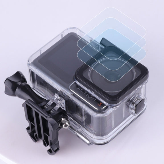 For DJI Osmo Action 3 / 4 Touch Screen 5m Underwater Water-resistant Housing Diving Case (Transparent)