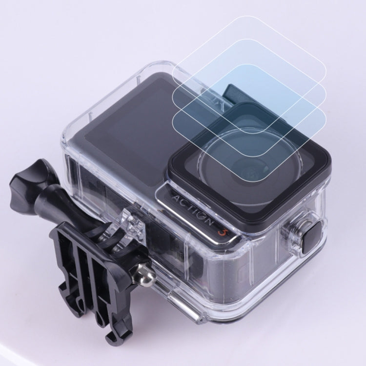 For DJI Osmo Action 3 / 4 Touch Screen 5m Underwater Water-resistant Housing Diving Case (Transparent)