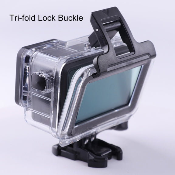 For DJI Osmo Action 3 / 4 Touch Screen 5m Underwater Water-resistant Housing Diving Case (Transparent)