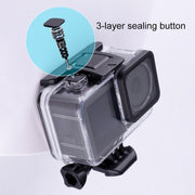 For DJI Osmo Action 3 / 4 Touch Screen 5m Underwater Water-resistant Housing Diving Case (Transparent)